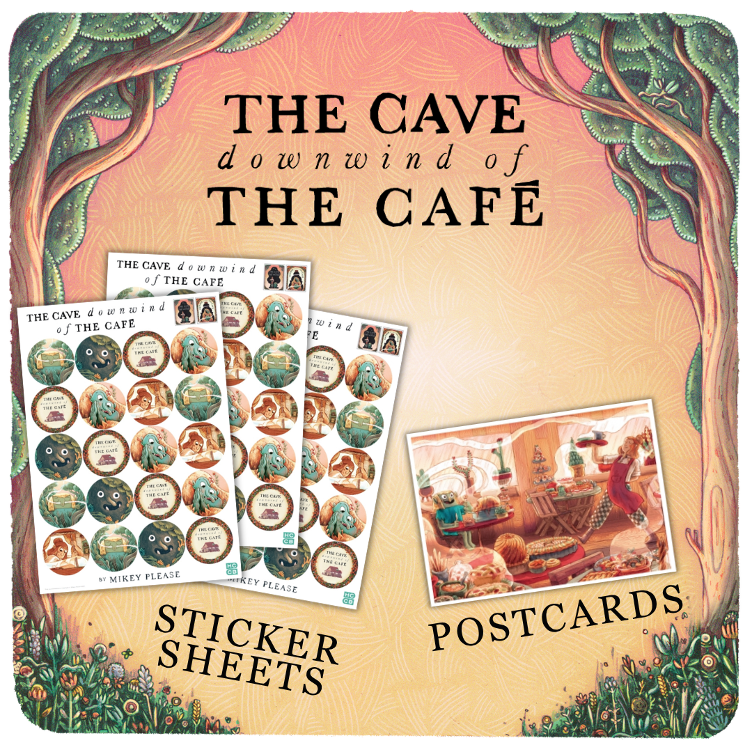 PRE-ORDER SIGNED BOOK PLATE: The Cave Downwind Of The Café (Paperback) - Available 10/9/26