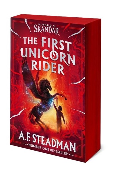 PRE-ORDER INDIE BOOKSHOP EDITION: The First Unicorn Rider: A World of Skandar Story by AF Steadman (Paperback) Publishes 10/09/26